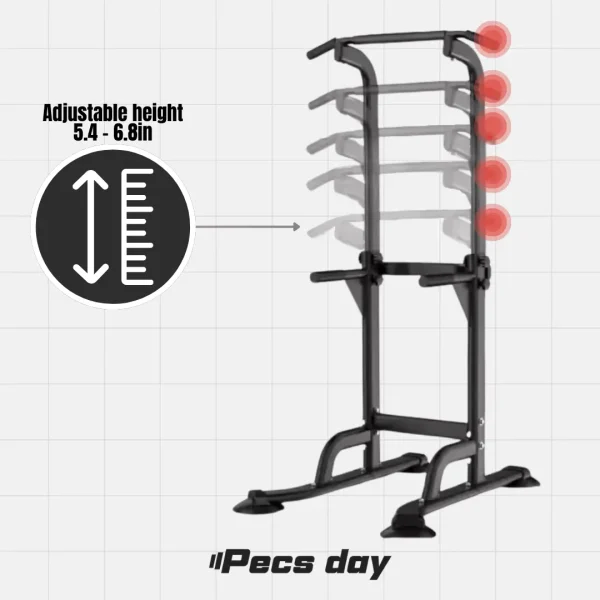 height adjustment steel free standing pullup bar