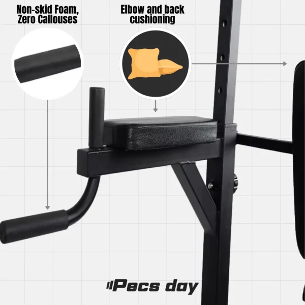 cushioned free standing pull up bar soft