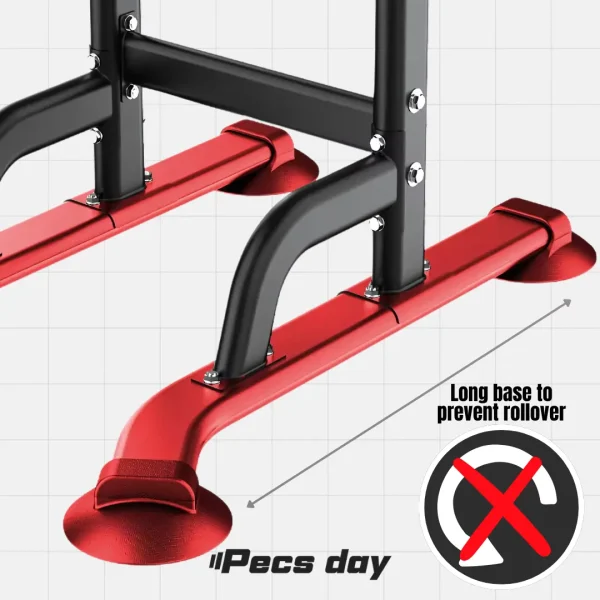 steel free standing pull up bar no rollover